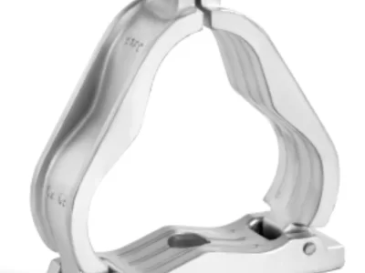 Aluminium Single Hole Fixing Trefoil Cable Cleat | For Trefoil Cable Formation