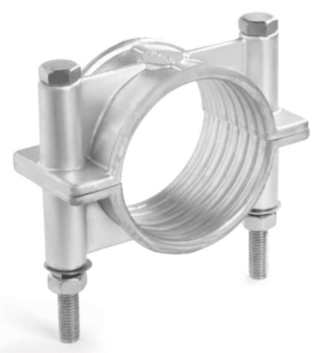 Aluminium Two Bolt Cable Cleat | Single Cable