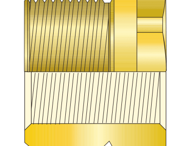 Brass Hex Reducer — For Connection between Dis-Similar Thread