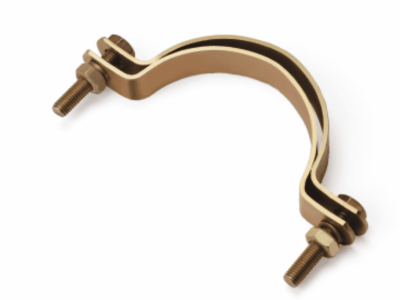 Clamp for Brass Wiping Cable Gland — C Clamps in Two Halves for Fitting of Brass Wiping Gland
