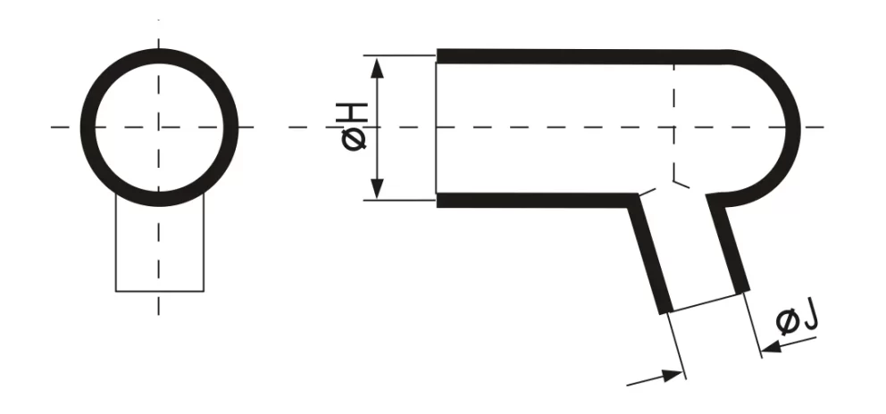 Heat Shrink Breakout, Boots & Shapes — upto 36 kV RAB drawing