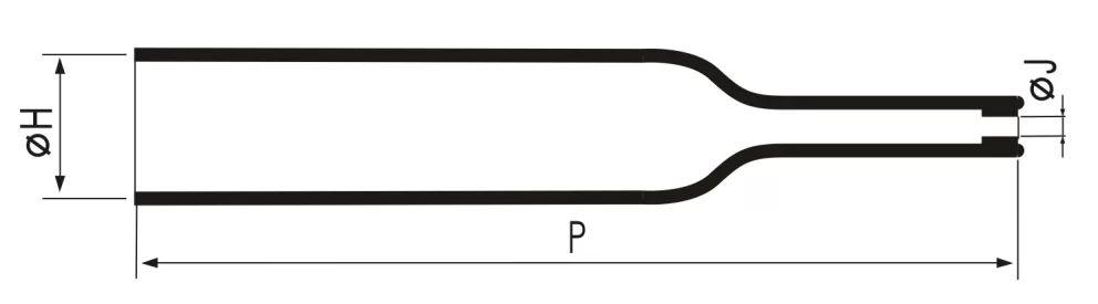 Heat Shrink Breakout, Boots & Shapes — upto 36 kV SB drawing
