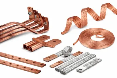 Copper Bus Bar & Component — Tinned/Untinned view 2